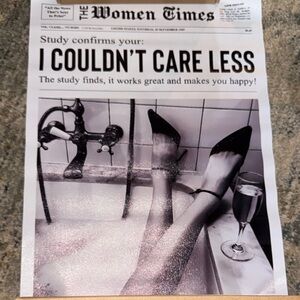 Black and White Humorous Poster